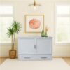 Belize-wood-cabinet-bed-with-mattress-and-power-BLZ033-MW-(8)