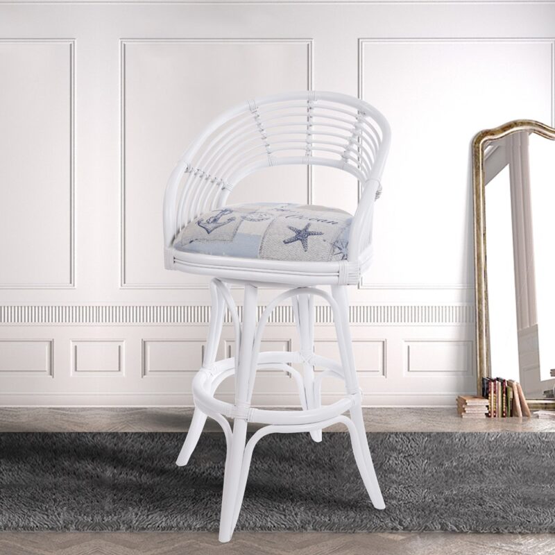 BALI10130-WHT-White-wicker-tropical-barstool