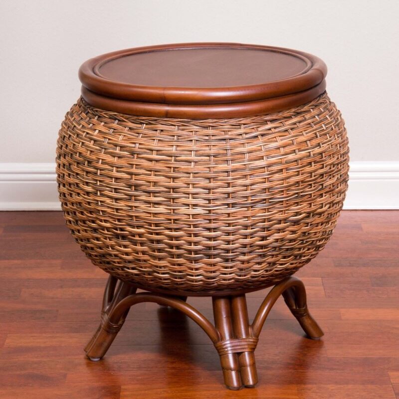 BER021-SI-Bermuda-rattan-weave-End Table