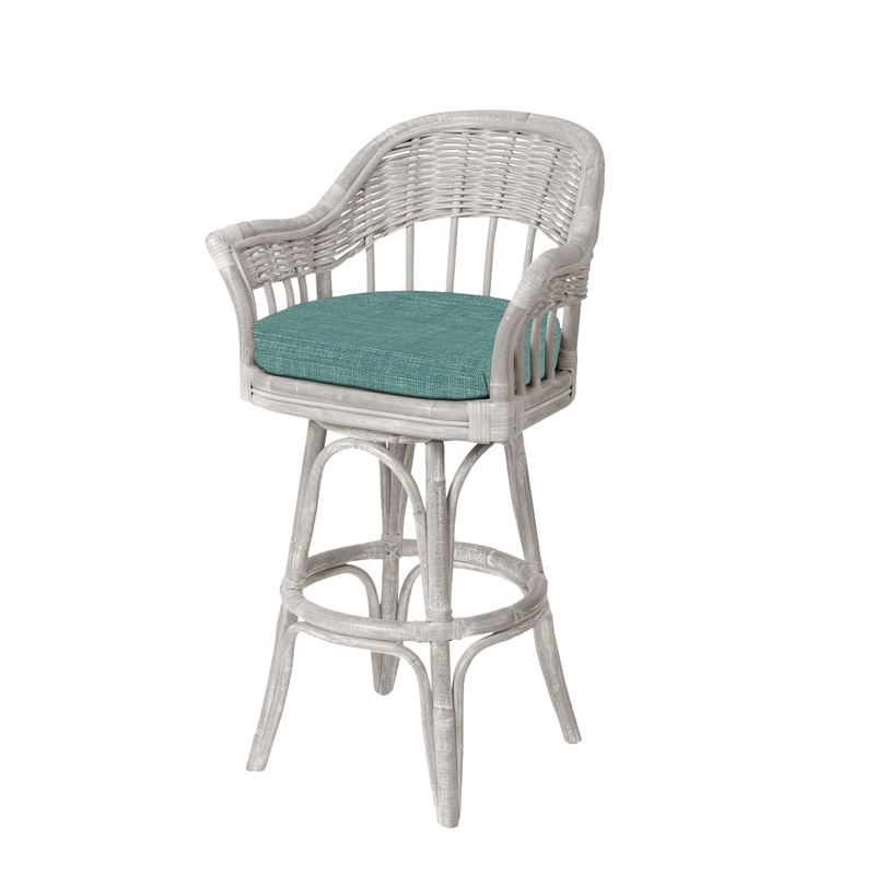 Bridgeport-Rustwd-Bridgeport Swivel-Barstool-wicker-coastal-decor