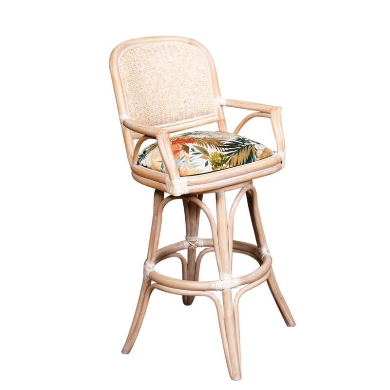 CAY10130-WL-30-inches-coastal-arm-barstool-white