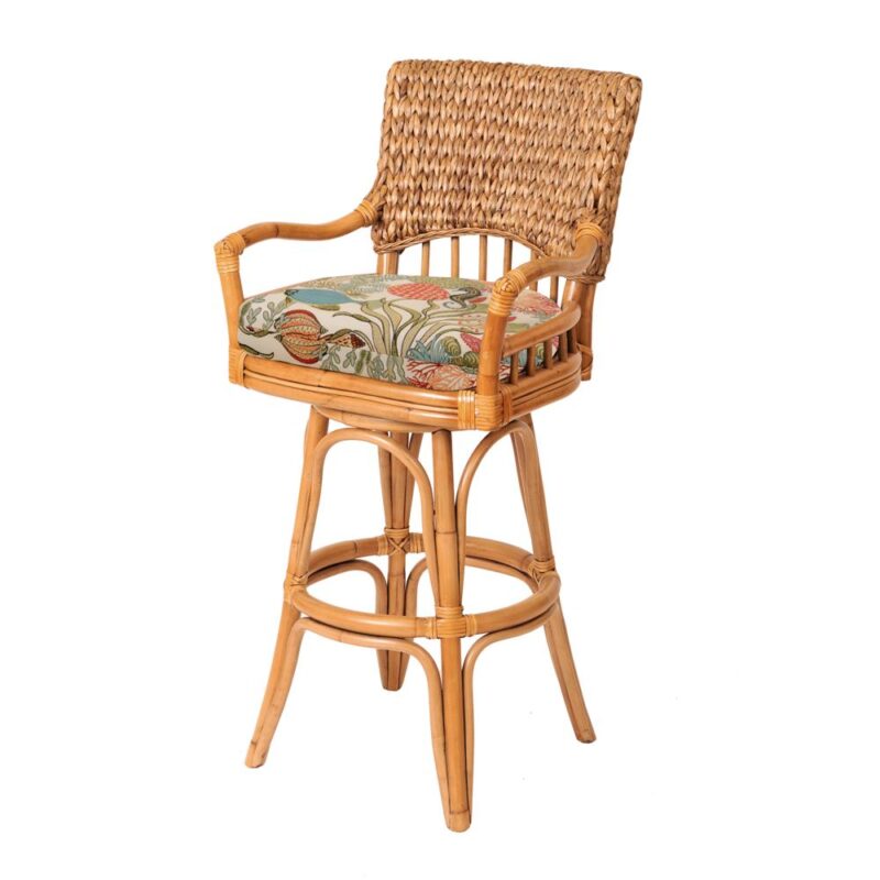 KEY10130-AHON-Tropical-swivel-barstool-with-arms