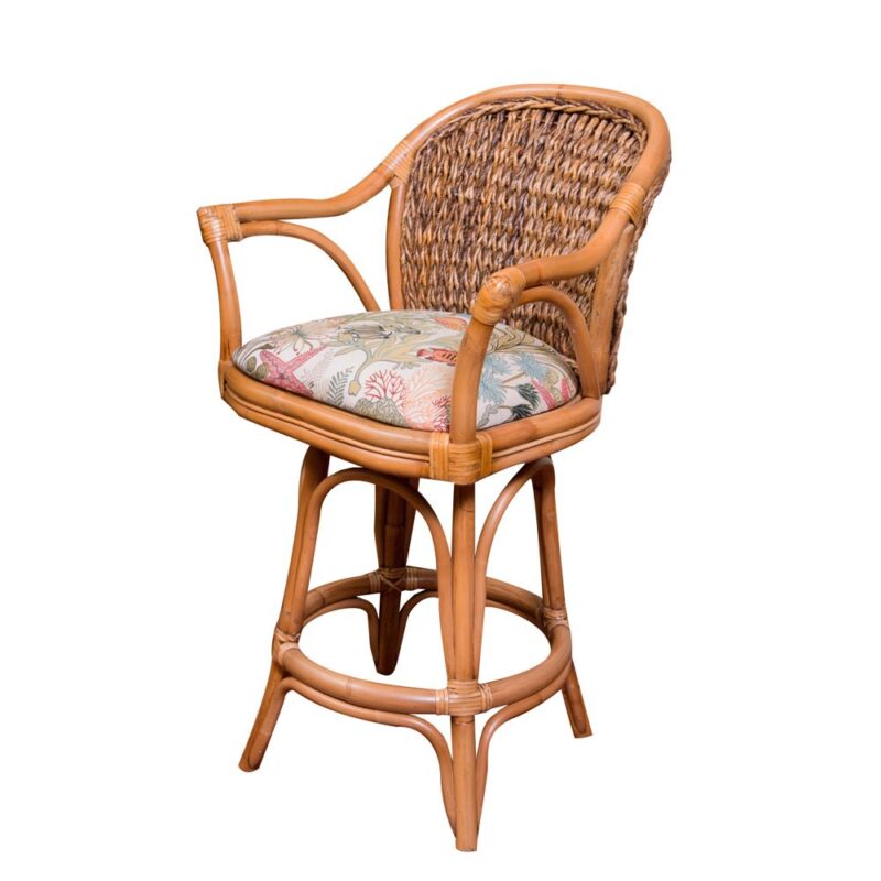 PAN10124-AHON-24-inches-wicker-swivel-barstool