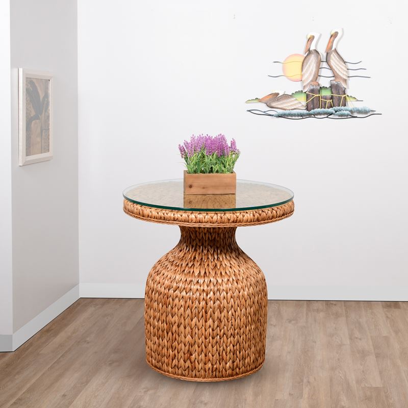 key028-Ahon-side-table-glass-top-wicker-frame-and-weave