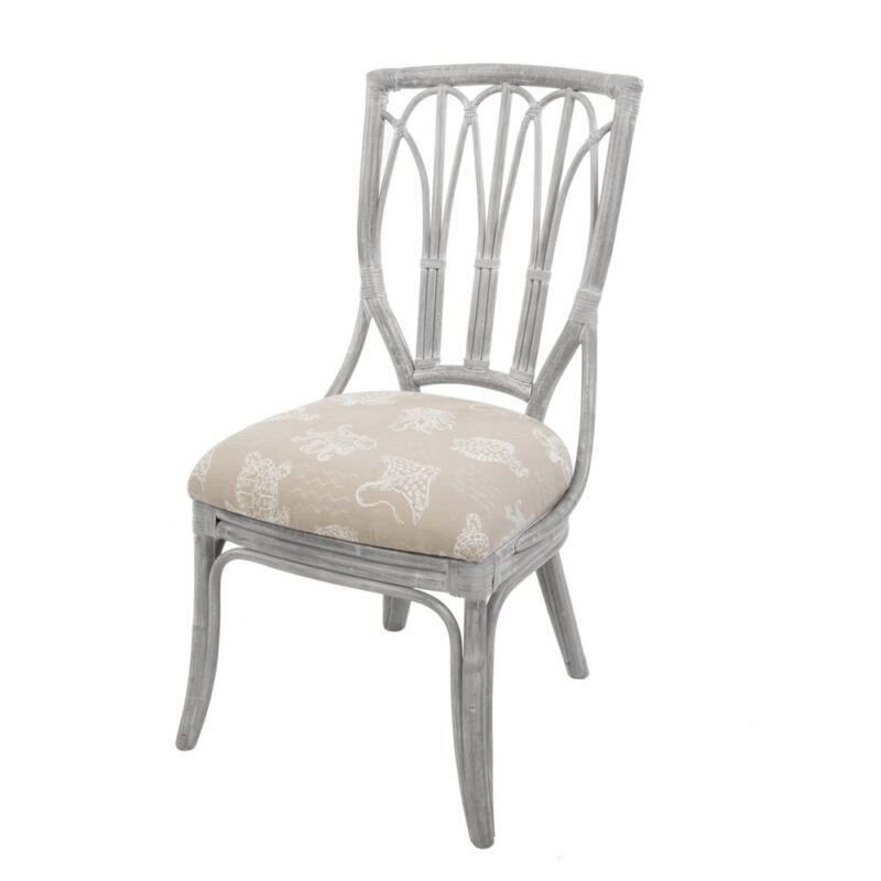 CUB001-RWD-Rattan-upholstered-seat-dining-chair