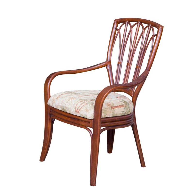 CUB002-SI-tropical-rattan-arm-dining-chair