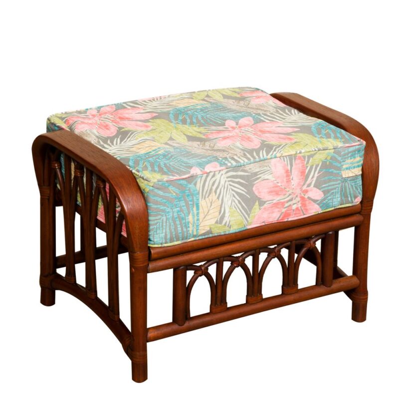 CUB006-SI-tropical-rattan-ottoman-with-cushion