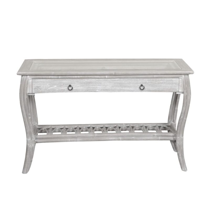 CUB023-RWD-tropical-rattan-sofa-table-with-glass-top