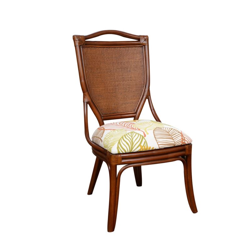 SER001-SI-rattan-dining-chair-upholstered-seat-brown