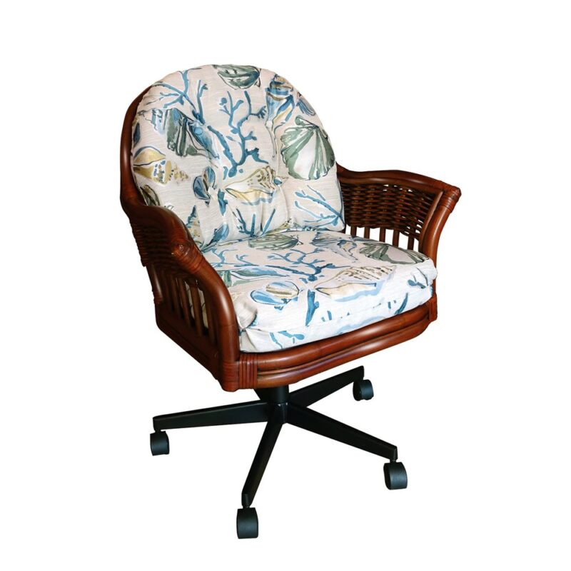 BRI011-SI-OFF-Office-desk-chair-coastal-decor-with-castors