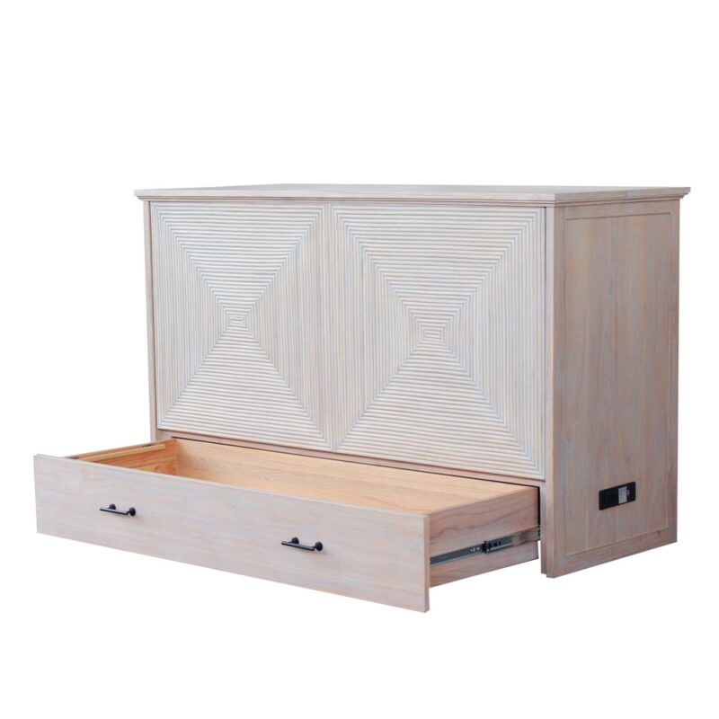 FIJ033-WL (1)-fiji-cabinet-bed-with-mattress-and-USB-and-power