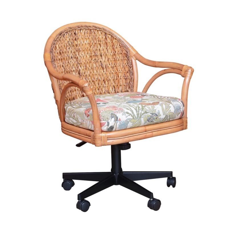 PAN011-AH-OFF-Tropical-office-chair-with-castors