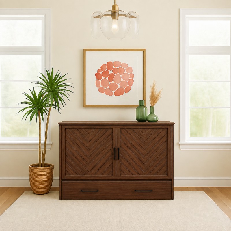 Belize-Cabinet-Bed-with-mattress-BLZ033-SI